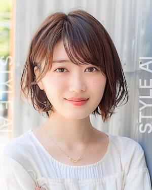 ふんわり感が可愛さを引き立てるボブ