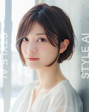清楚感を引き立てるタイトなシルエット