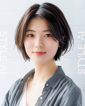 こなれ感が漂うニュアンスショート