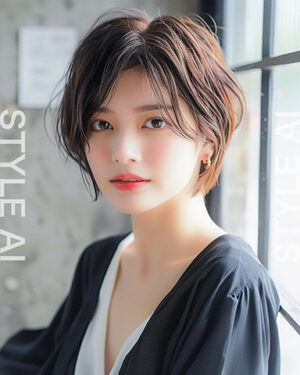 色気と抜け感を両立した大人ショート