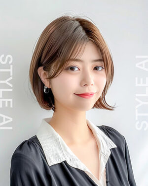 洗練された大人のミニマルボブ