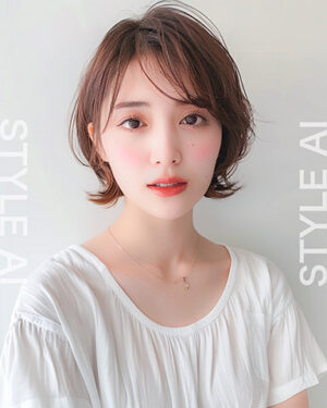 軽やかに揺れる外ハネボブ