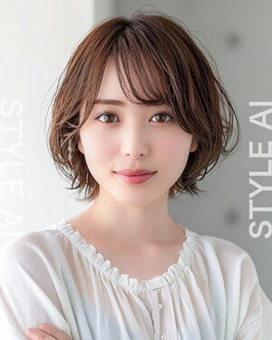 甘さ控えめの大人可愛いレイヤーボブ