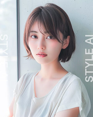 落ち着きと可愛さを備えた上品ボブ